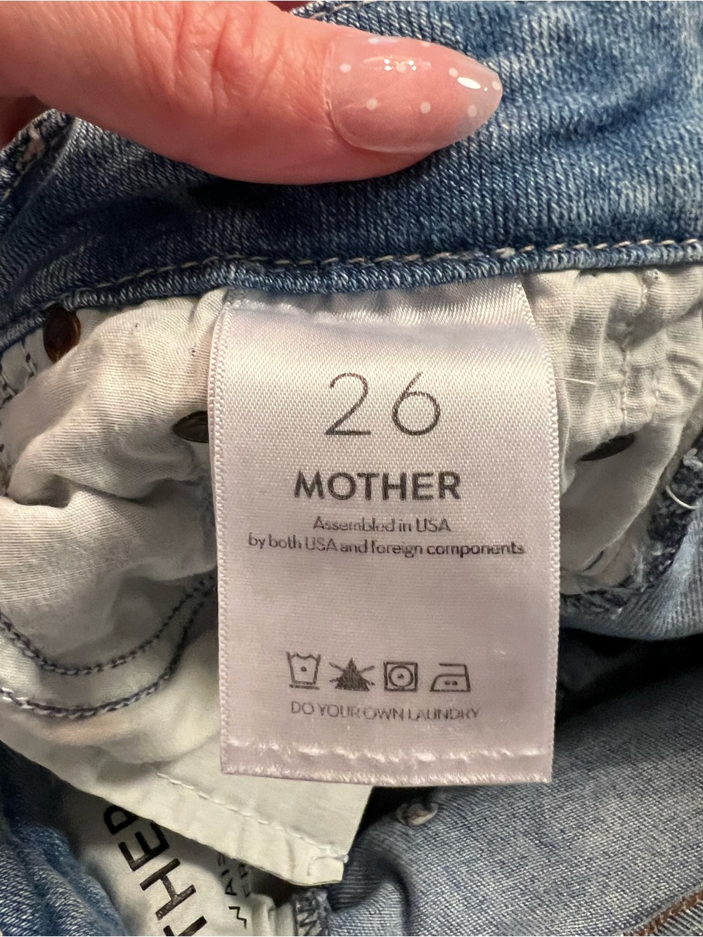MOTHER High Waisted Looker Ankle Fray Jeans Au Revoir - Picture 7 of 8